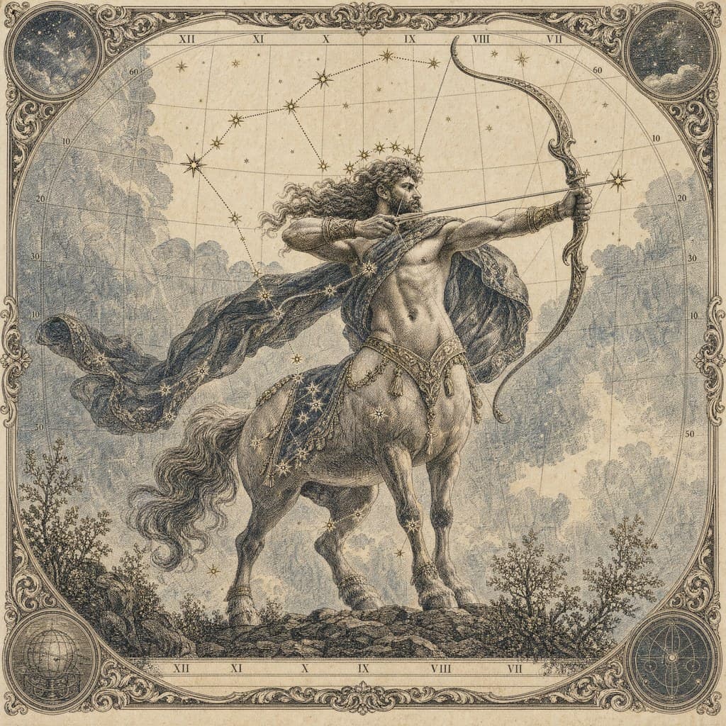 Sagittarius — Celestial Atlas — Square