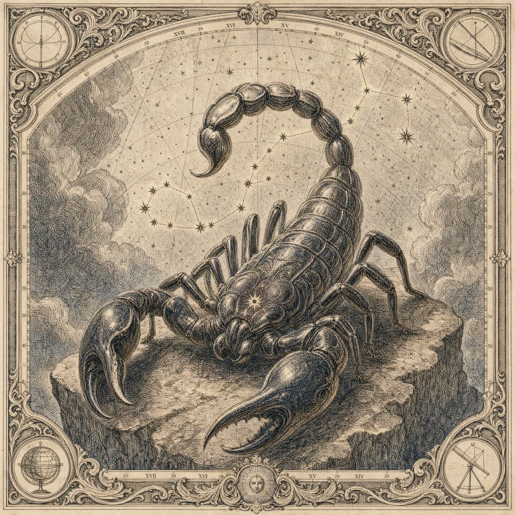 Scorpio — Celestial Atlas — Square