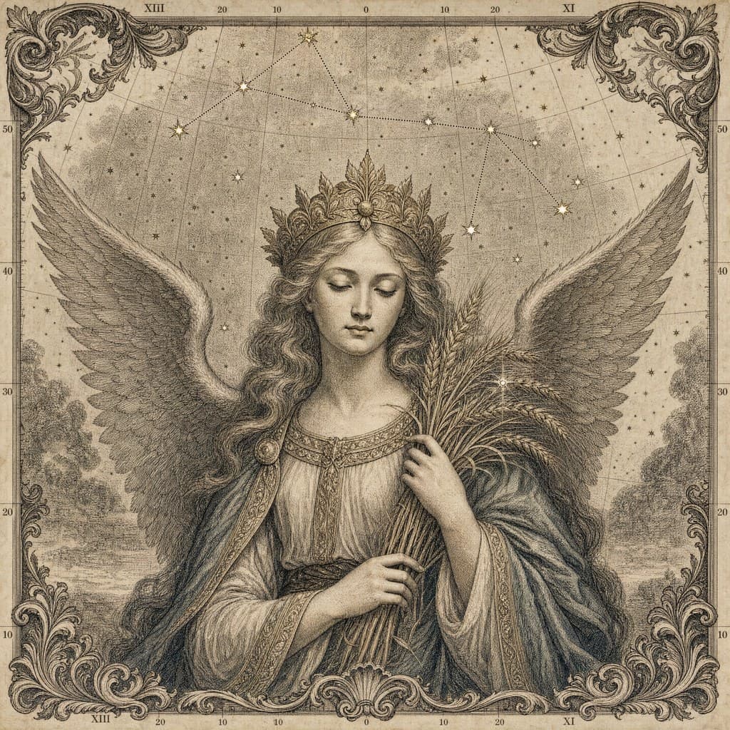 Virgo — Celestial Atlas — Square