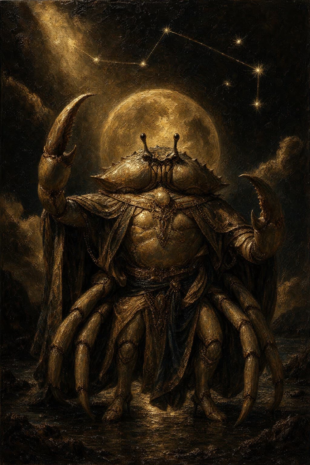 Cancer — Baroque Tenebrism — Portrait
