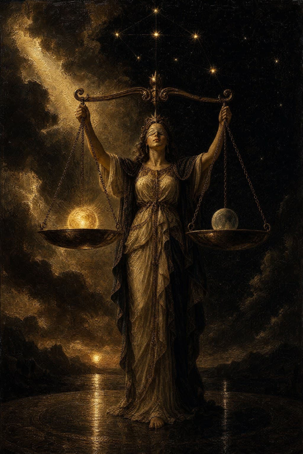 Libra — Baroque Tenebrism — Portrait