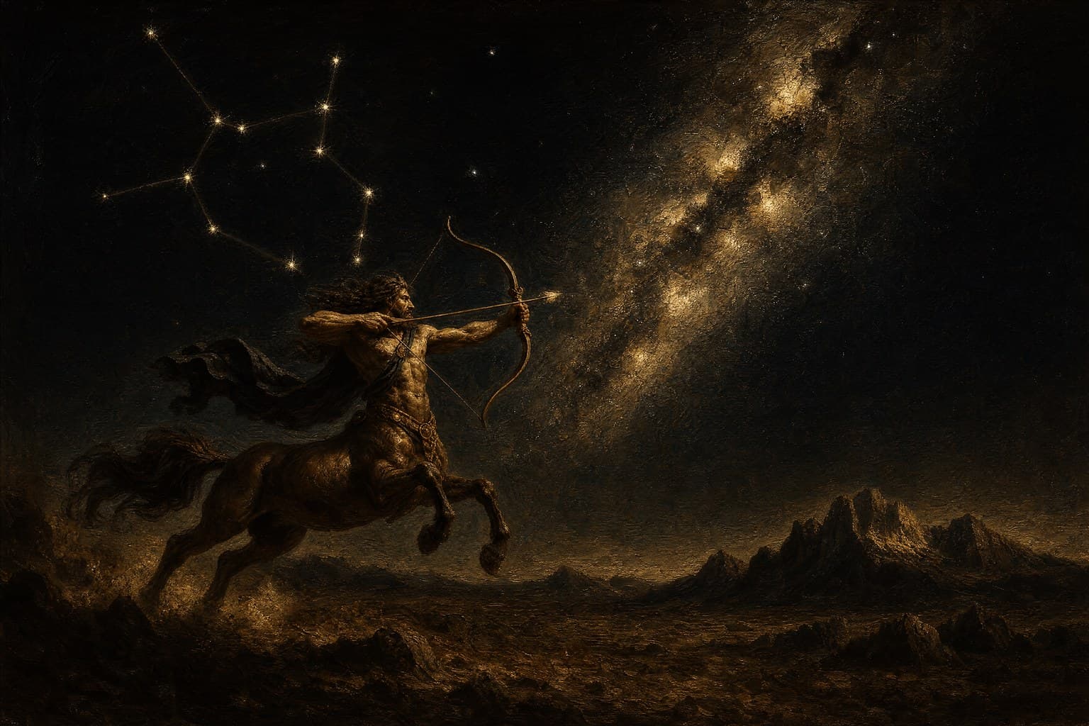 Sagittarius — Baroque Tenebrism — Cinematic