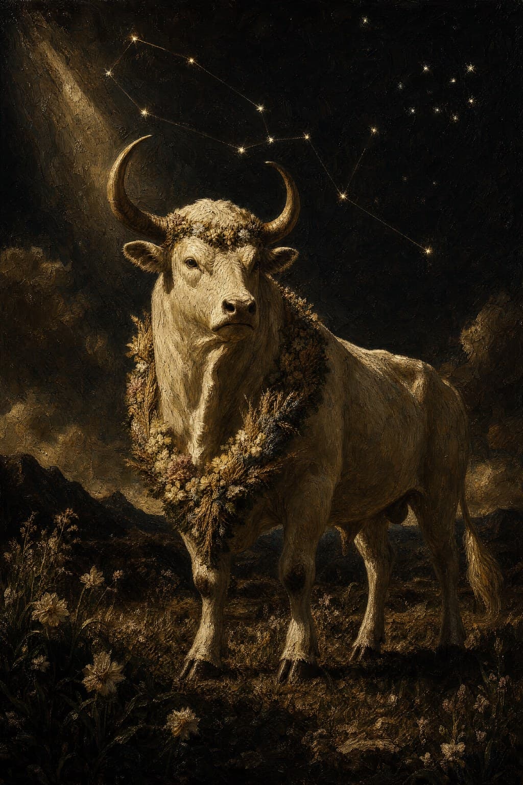 Taurus — Baroque Tenebrism — Portrait