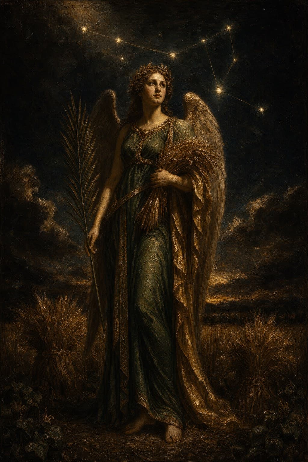 Virgo — Baroque Tenebrism — Portrait
