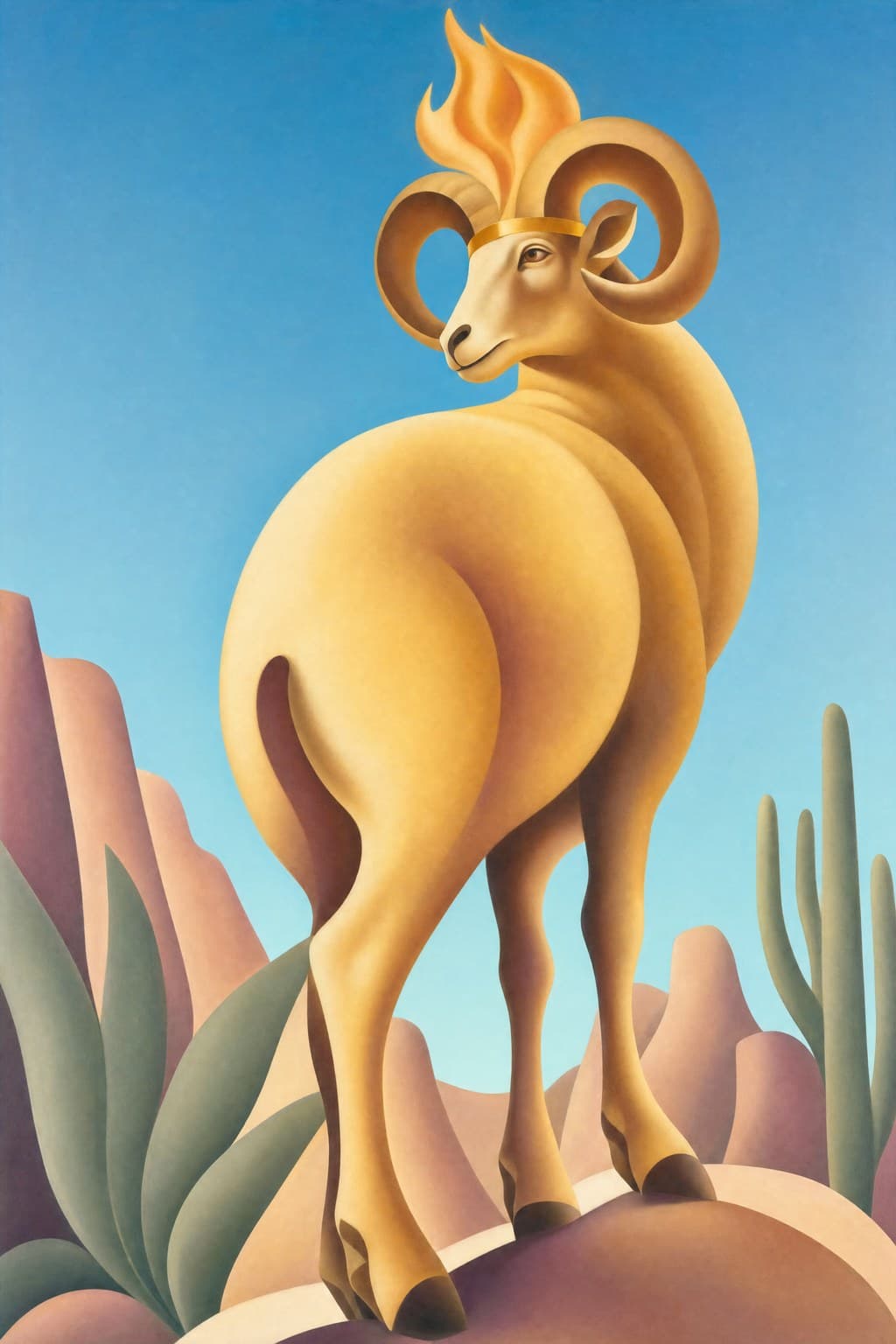 Aries — Desert Bloom — Portrait