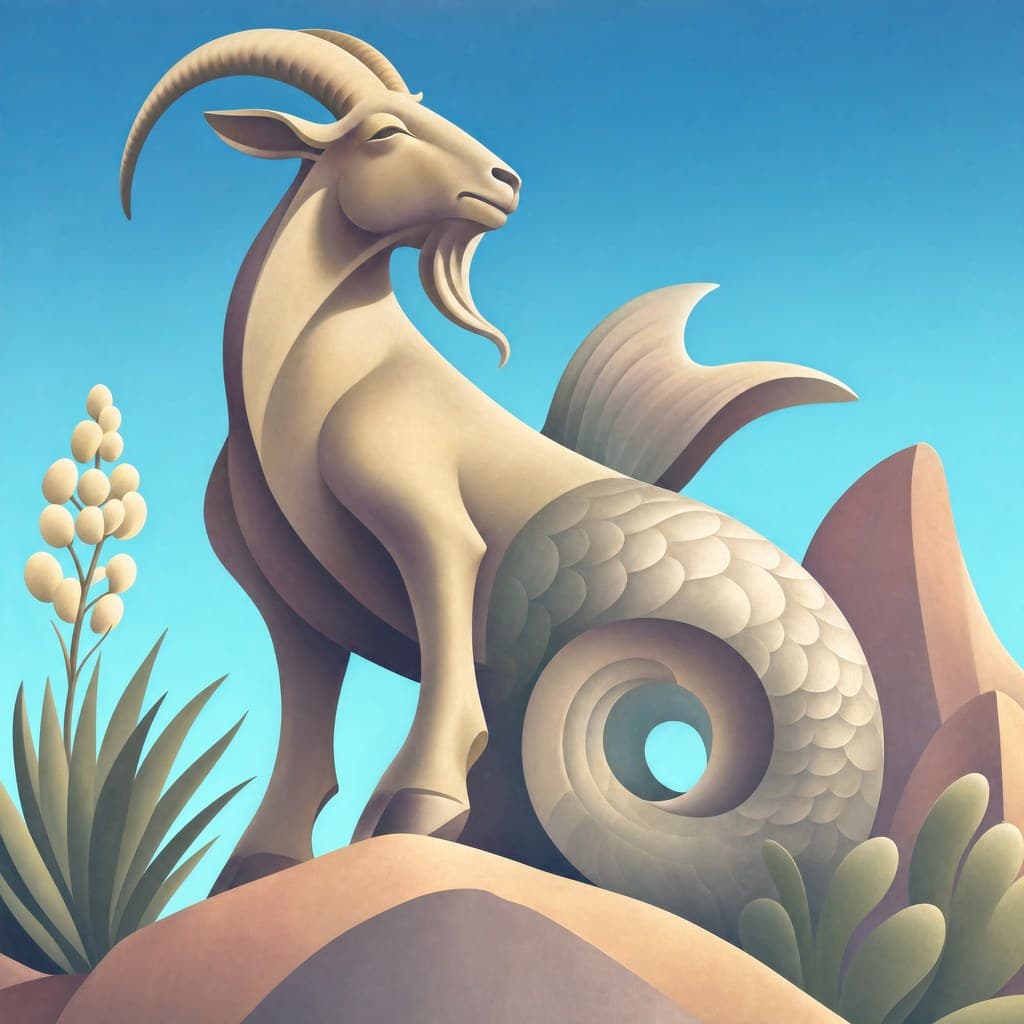 Capricorn — Desert Bloom — Square