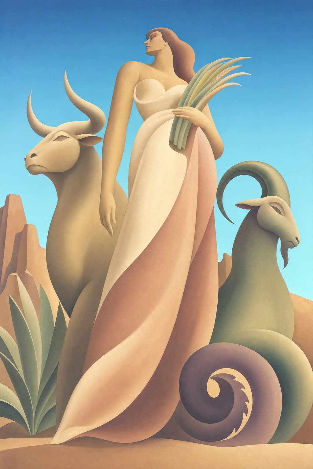 The Earth Trine — Desert Bloom — Portrait