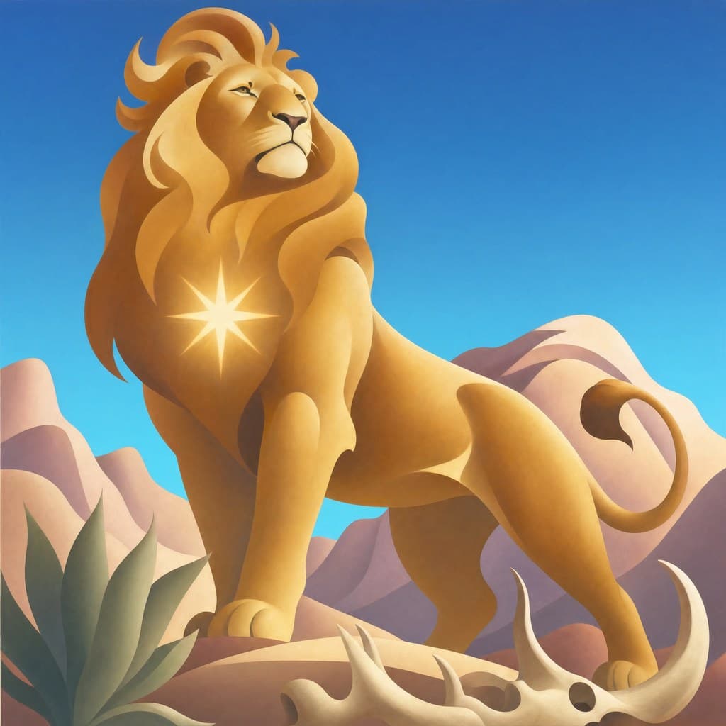 Leo — Desert Bloom — Square