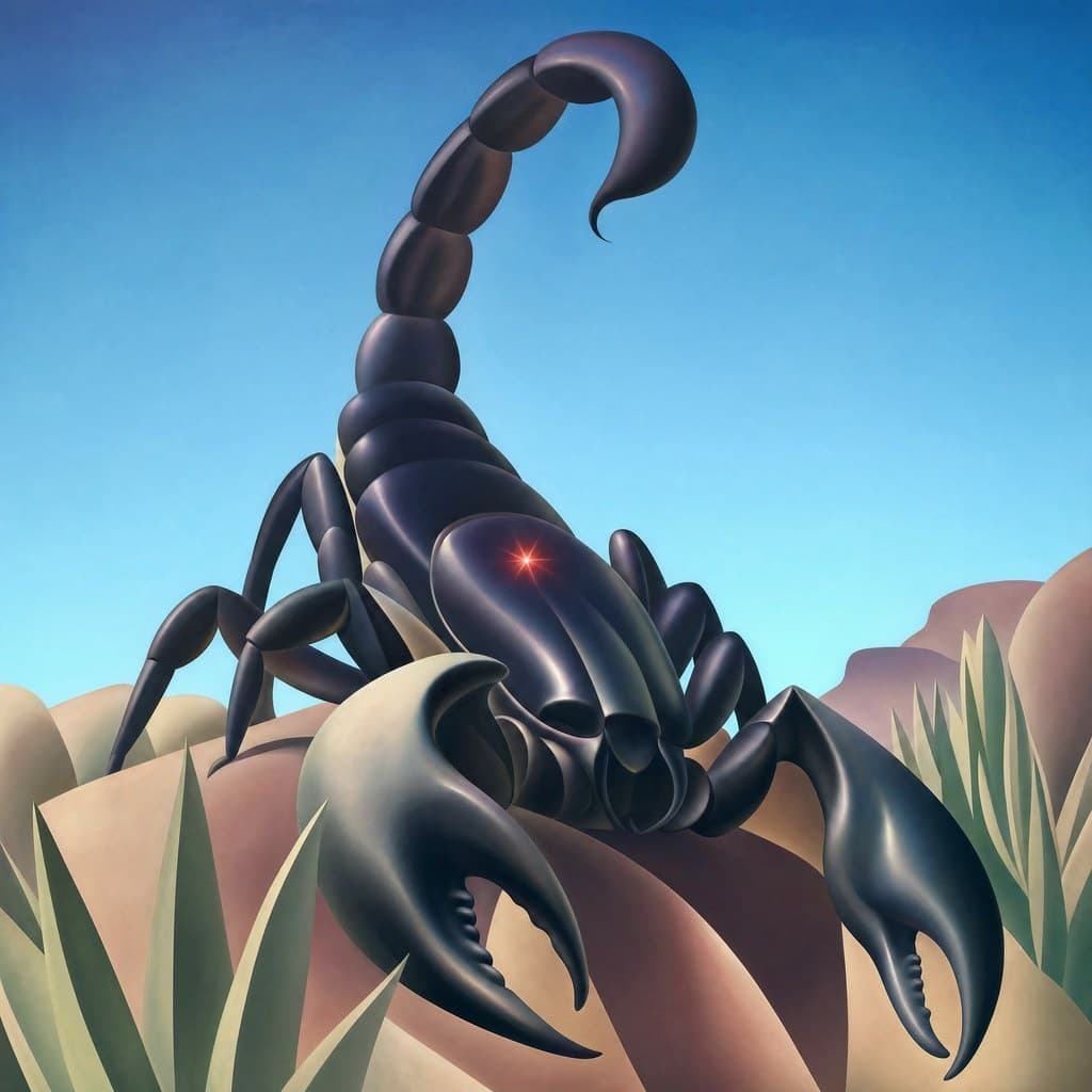 Scorpio — Desert Bloom — Square