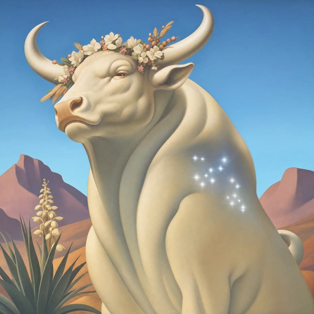 Taurus — Desert Bloom — Square