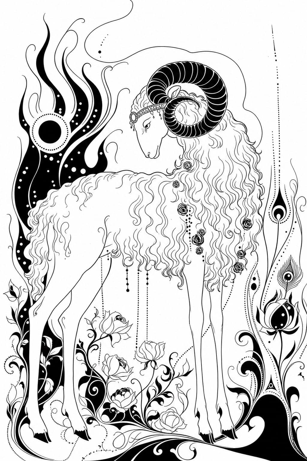 Aries — The Decadent Line — Portrait