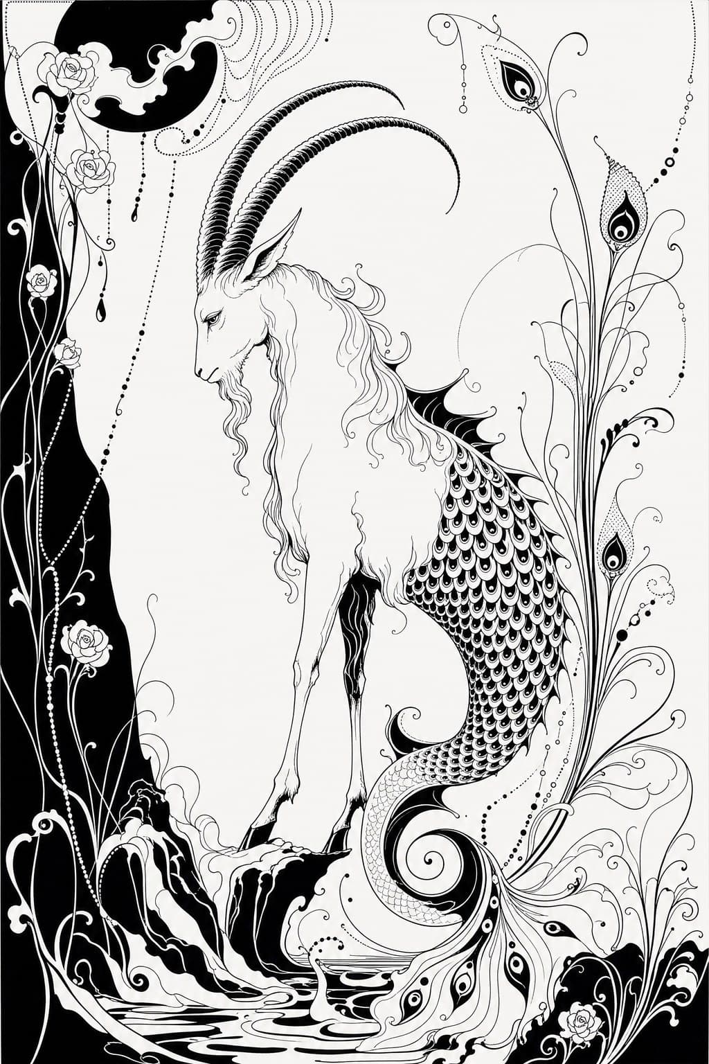 Capricorn — The Decadent Line — Portrait