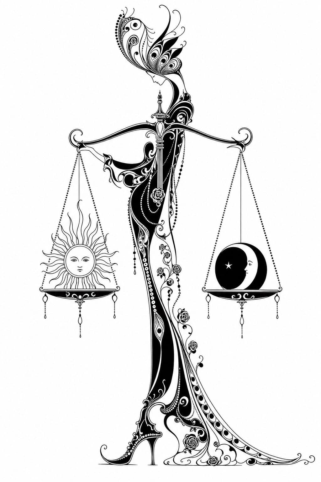 Libra — The Decadent Line — Portrait