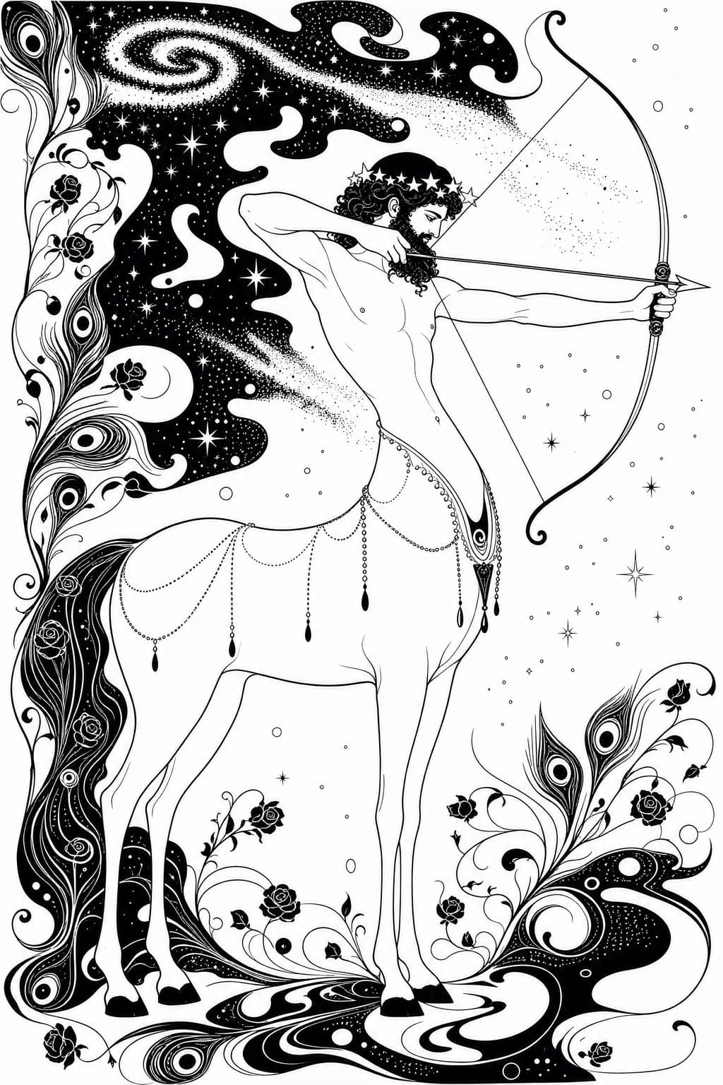Sagittarius — The Decadent Line — Portrait