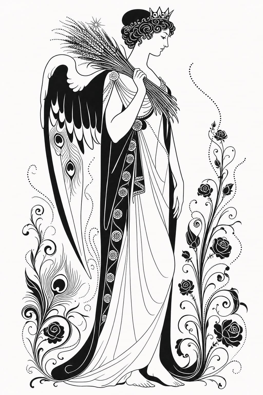 Virgo — The Decadent Line — Portrait