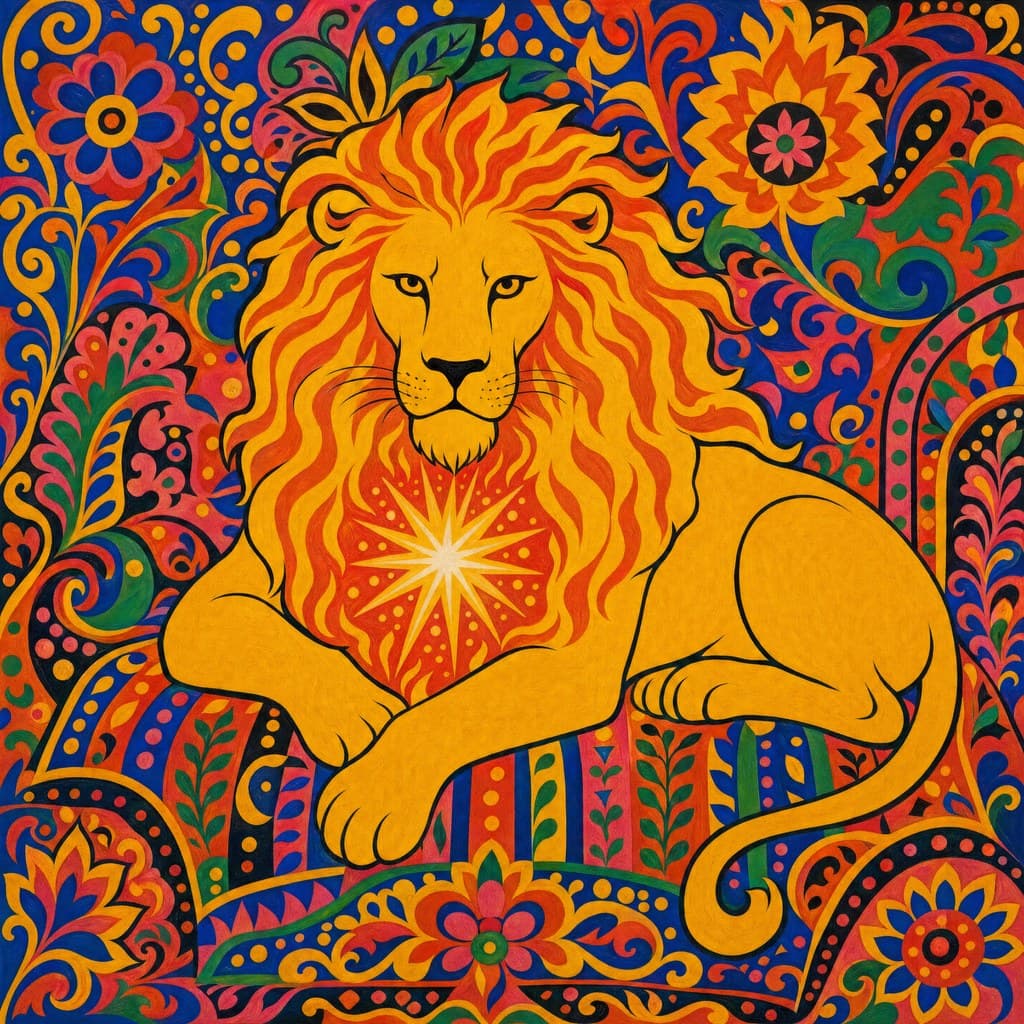 Leo — The Flowered Ground — Square