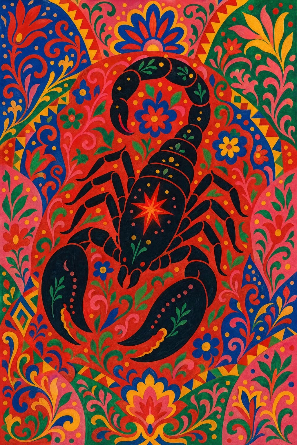 Scorpio — The Flowered Ground — Portrait