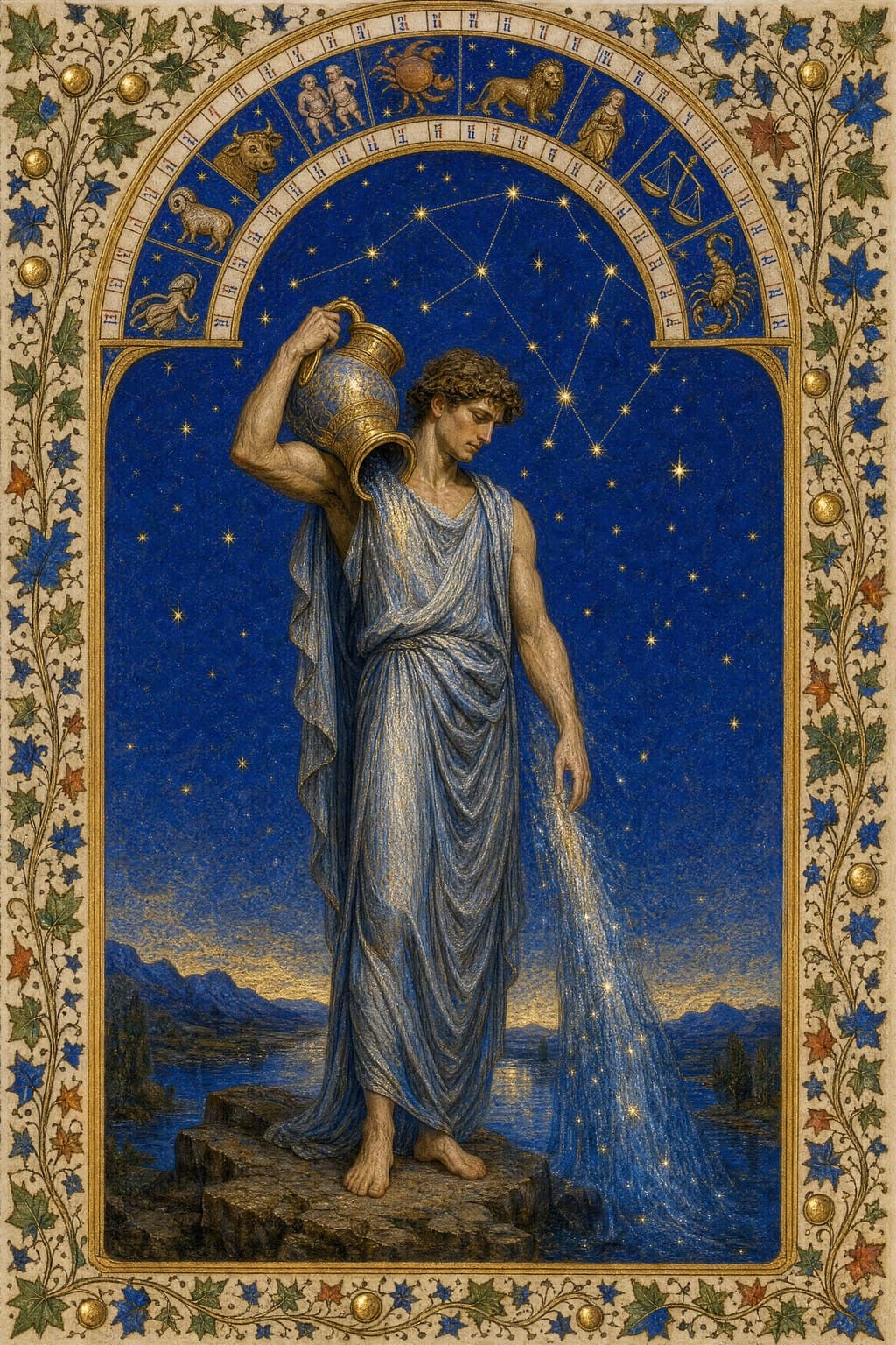 Aquarius — Book of Hours — Portrait