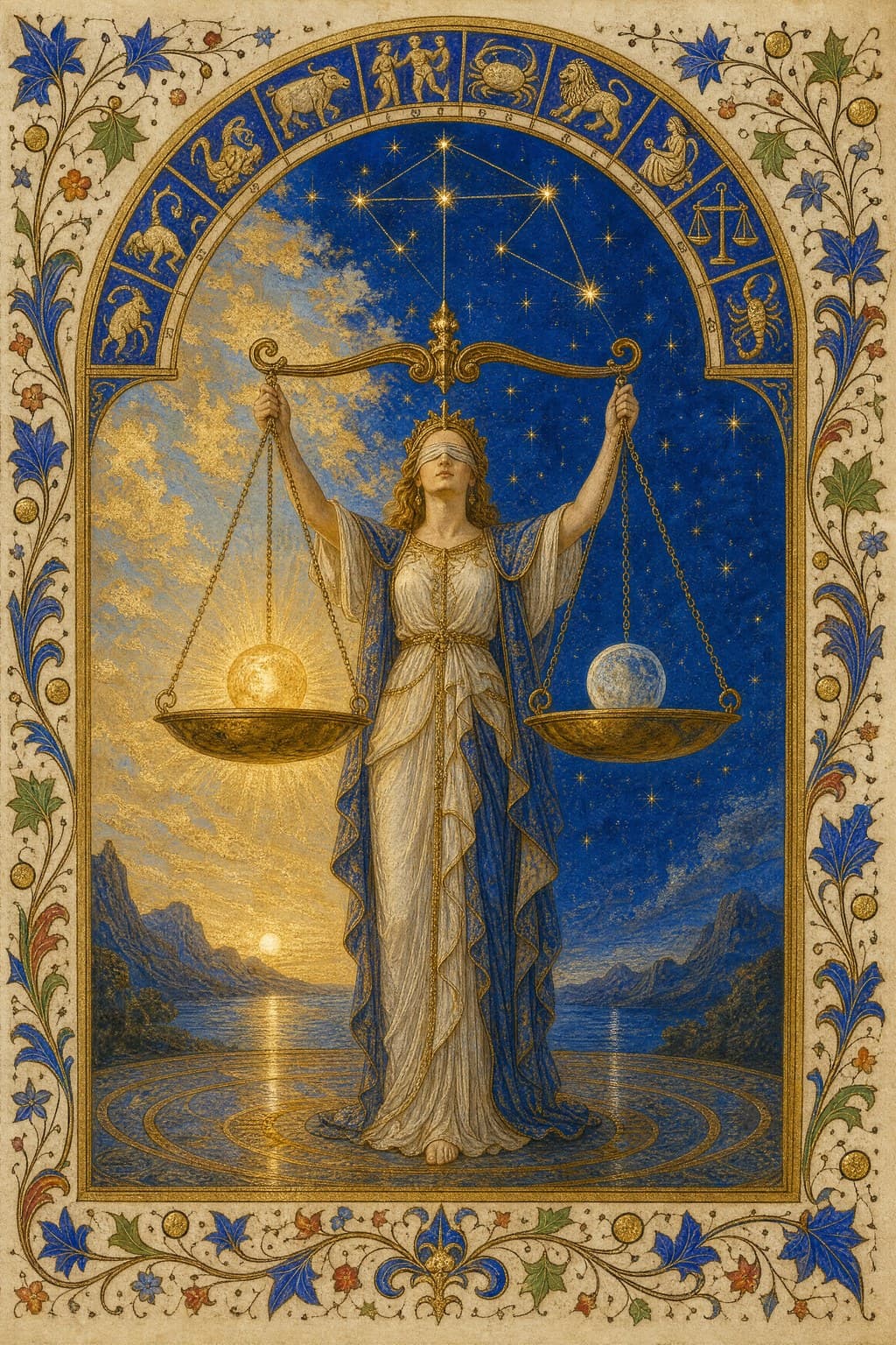 Libra — Book of Hours — Portrait