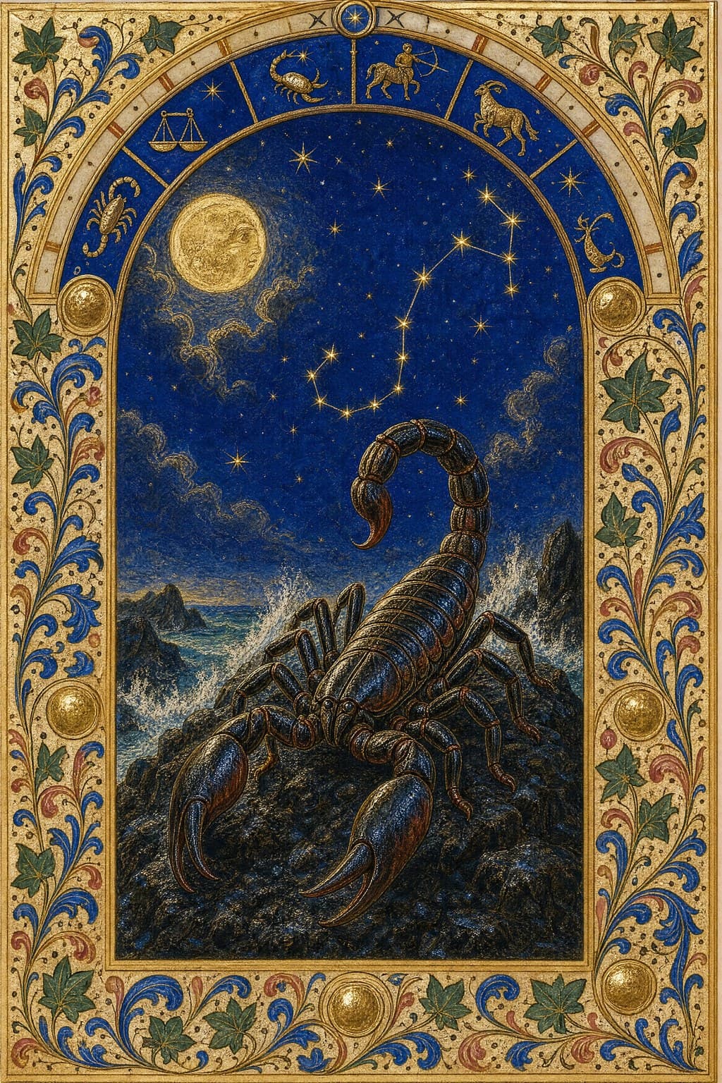 Scorpio — Book of Hours — Portrait