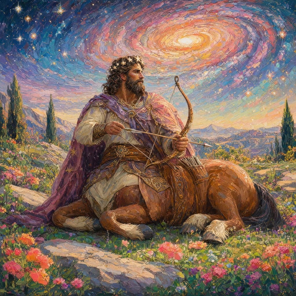 Sagittarius — The Loaded Brush — Square