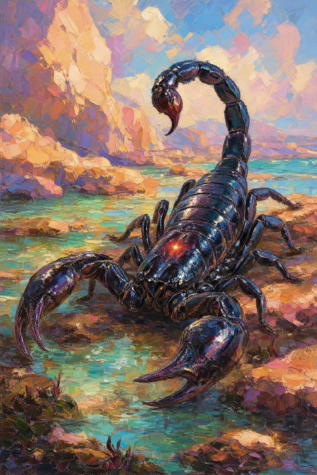 Scorpio — The Loaded Brush — Portrait