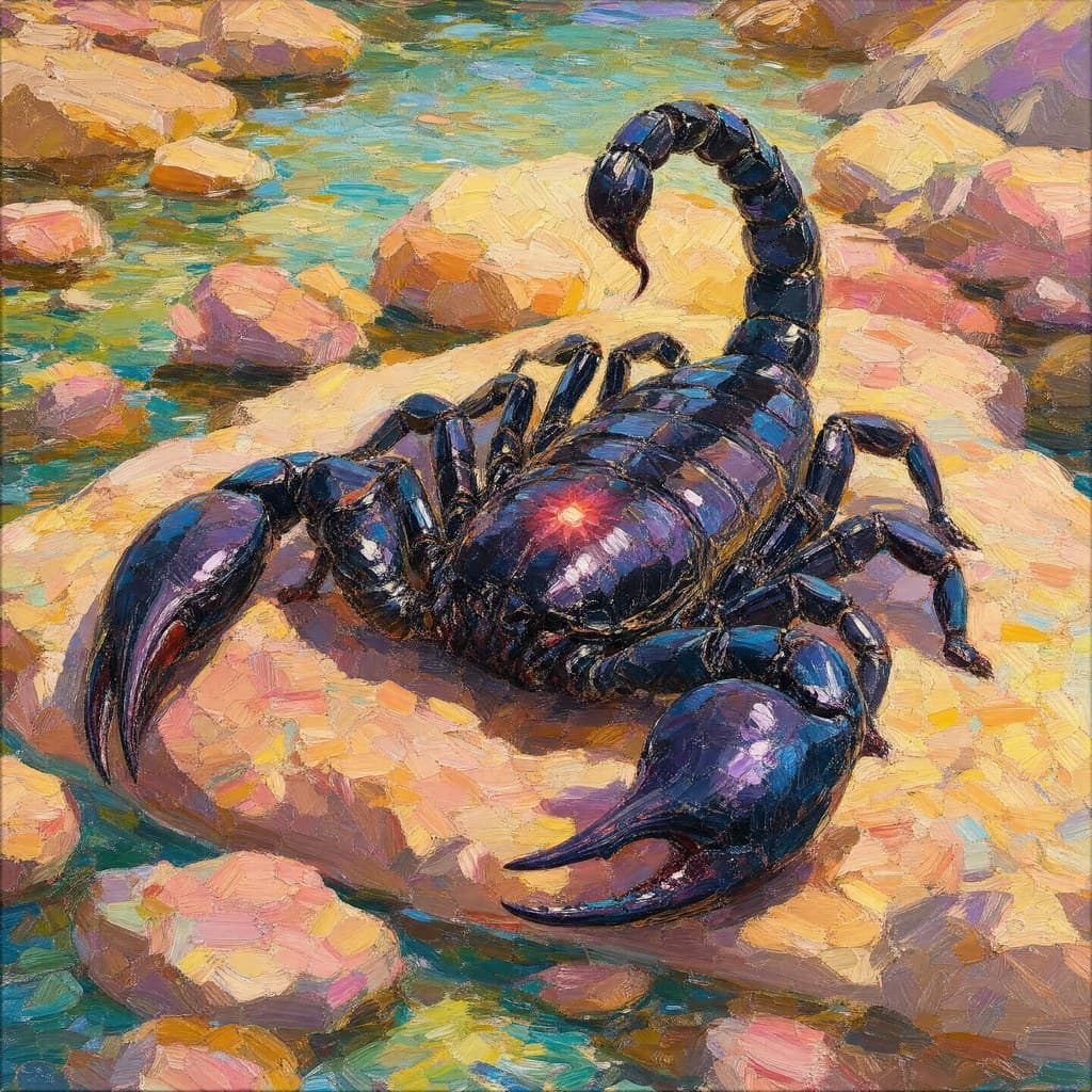 Scorpio — The Loaded Brush — Square