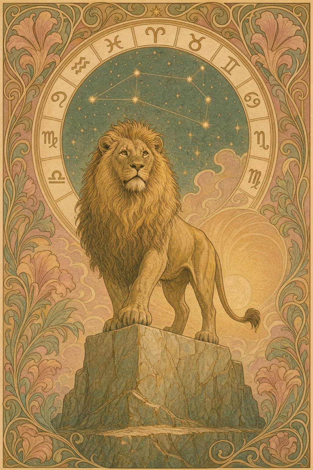 Leo — Art Nouveau — Portrait