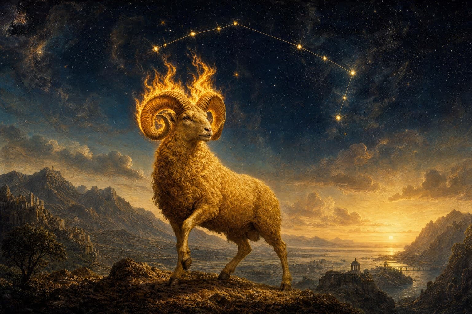 Aries — Celestial Oil — Second Study — Cinematic