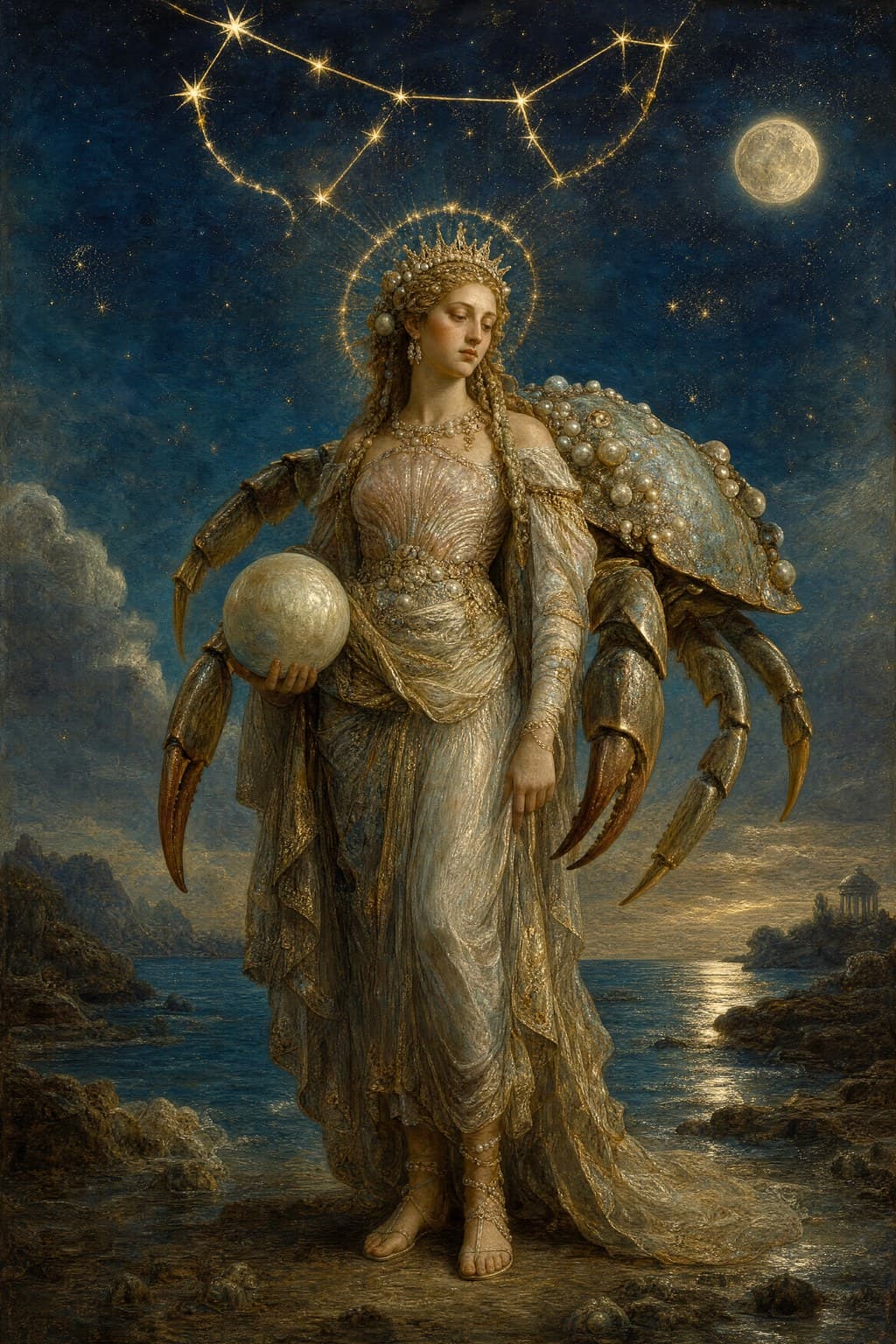 Cancer — Celestial Oil — Second Study — Portrait