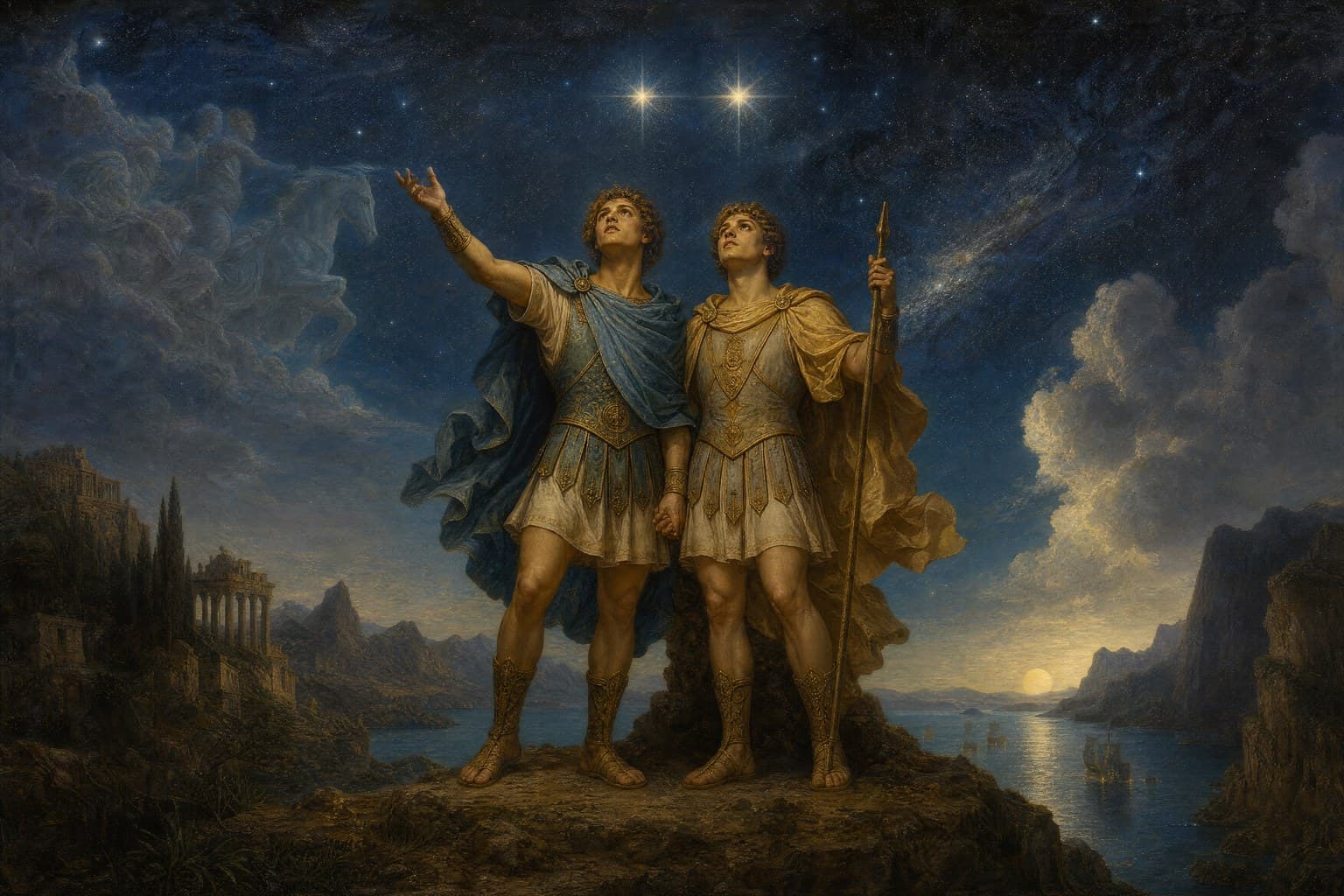 Gemini — Celestial Oil — Second Study — Cinematic