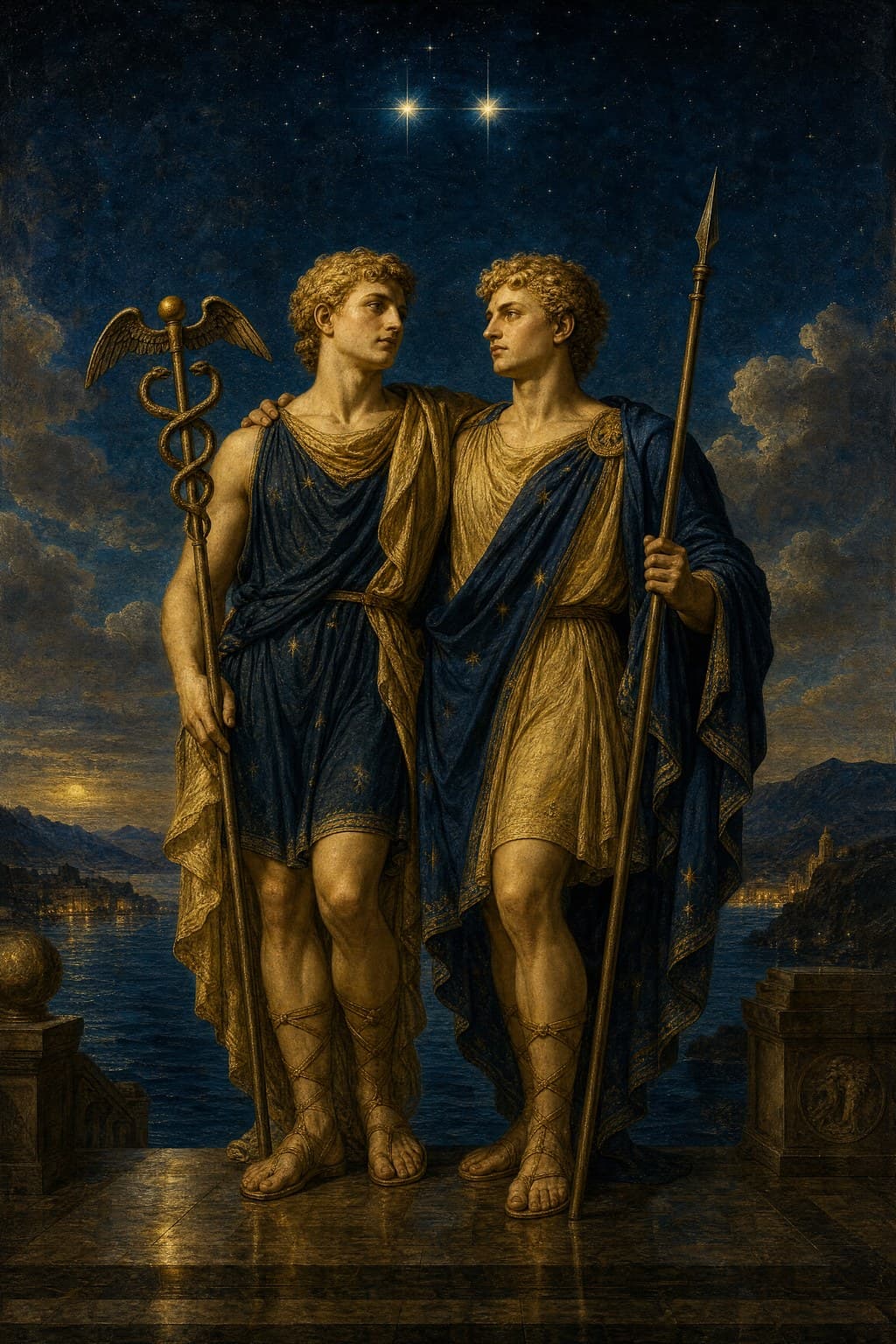 Gemini — Celestial Oil — Second Study — Portrait