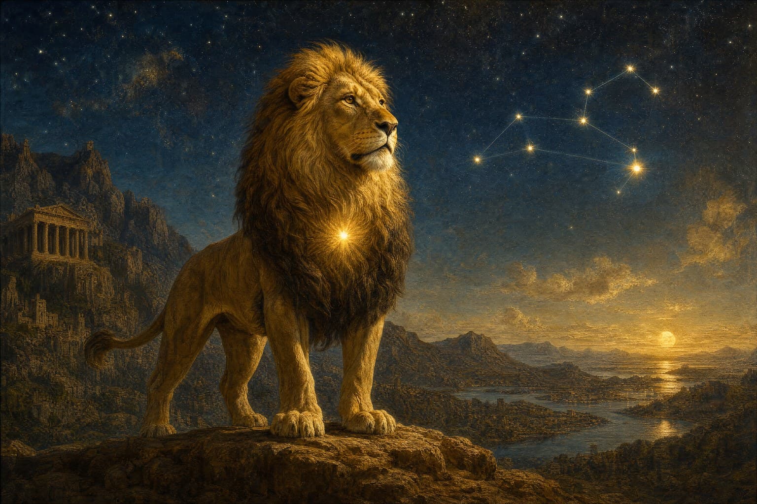 Leo — Celestial Oil — Second Study — Cinematic