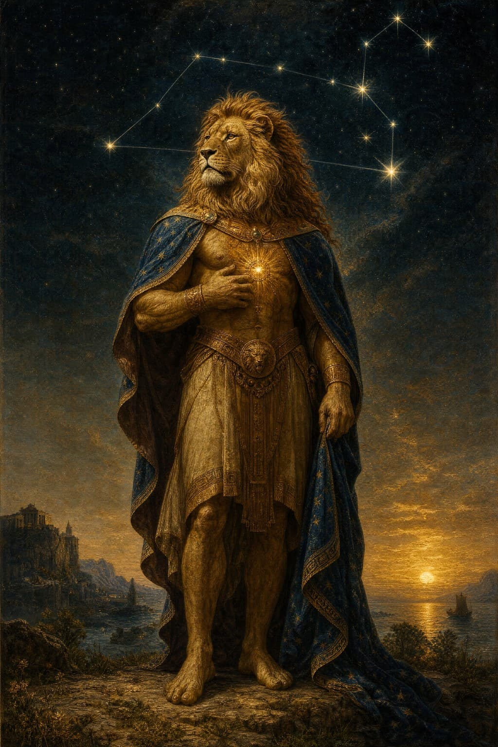 Leo — Celestial Oil — Second Study — Portrait