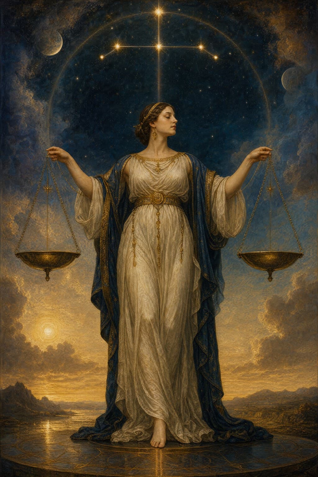 Libra — Celestial Oil — Second Study — Portrait