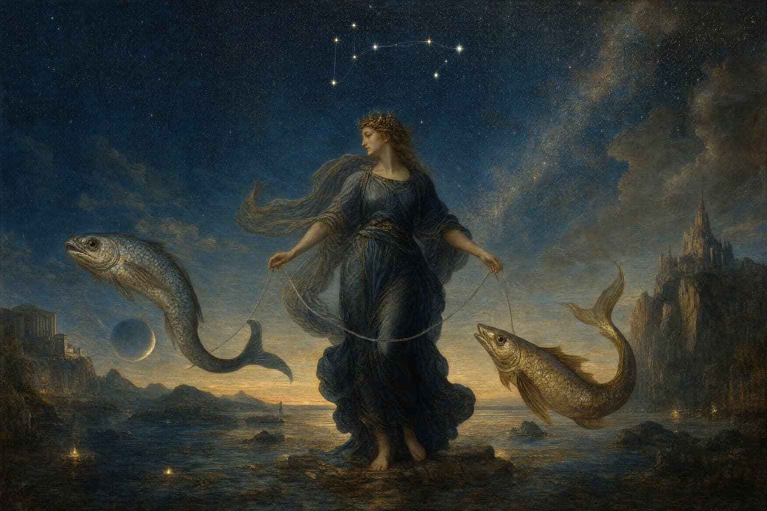 Pisces — Celestial Oil — Second Study — Cinematic