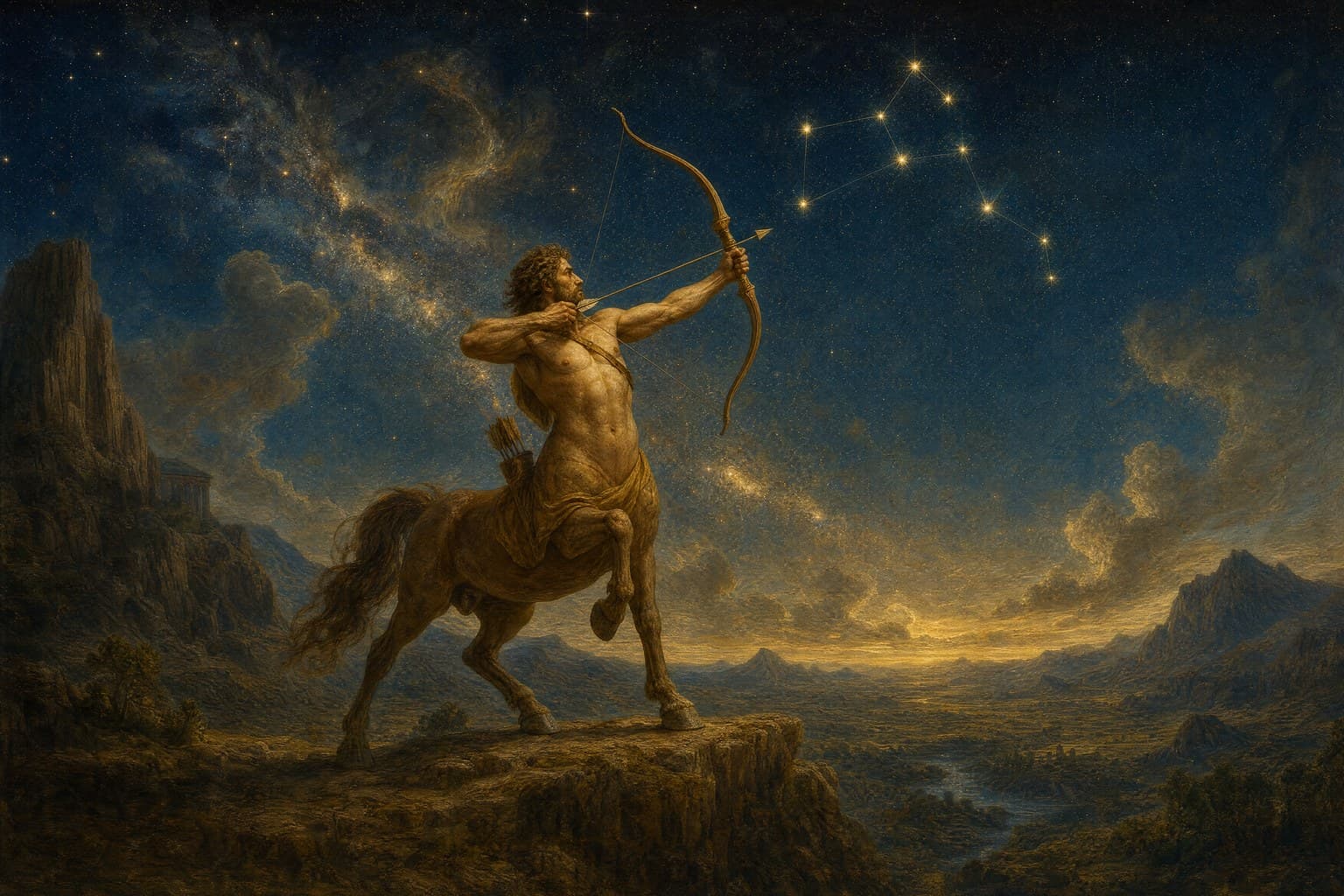 Sagittarius — Celestial Oil — Second Study — Cinematic