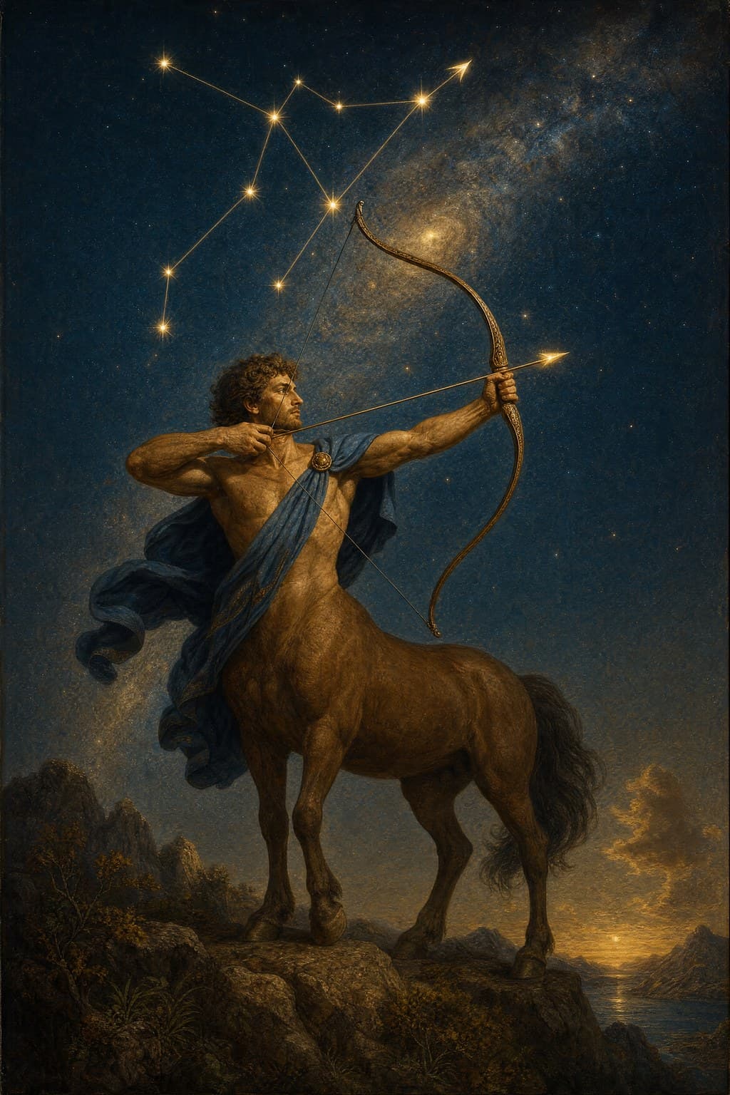 Sagittarius — Celestial Oil — Second Study — Portrait