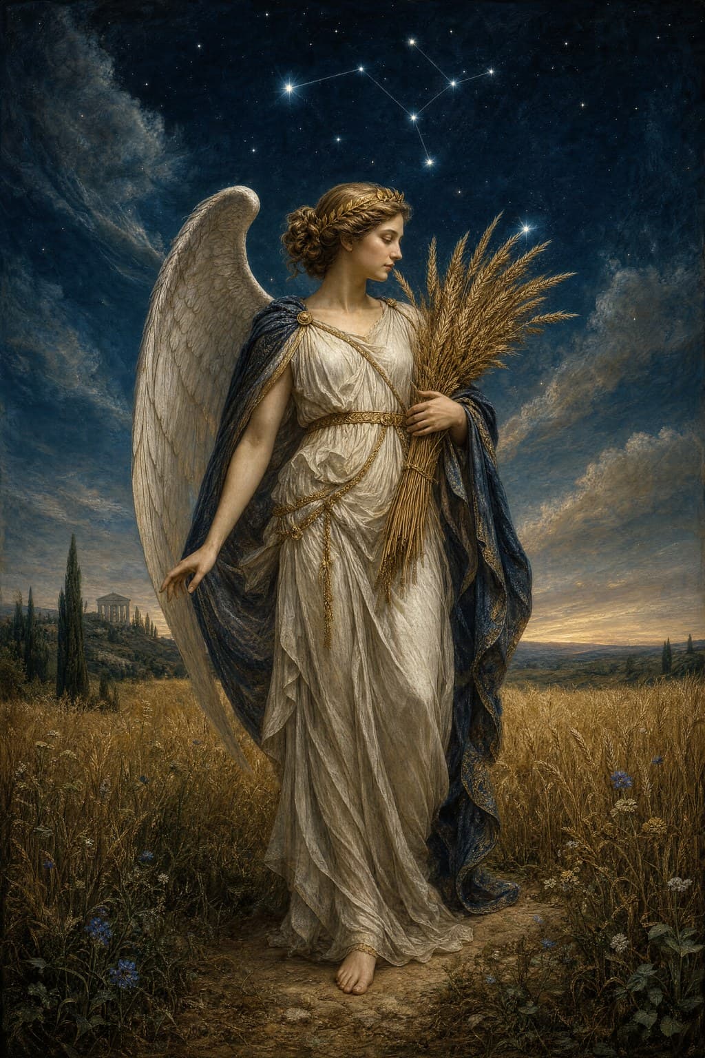 Virgo — Celestial Oil — Second Study — Portrait
