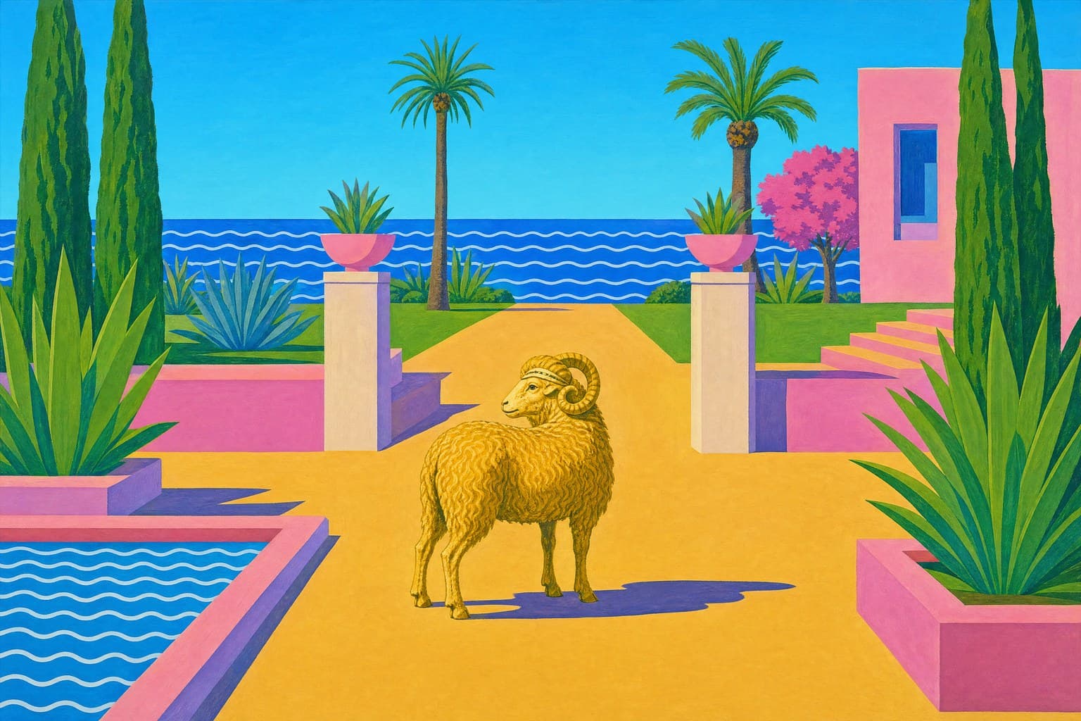 Aries — Pool & Palm — Cinematic