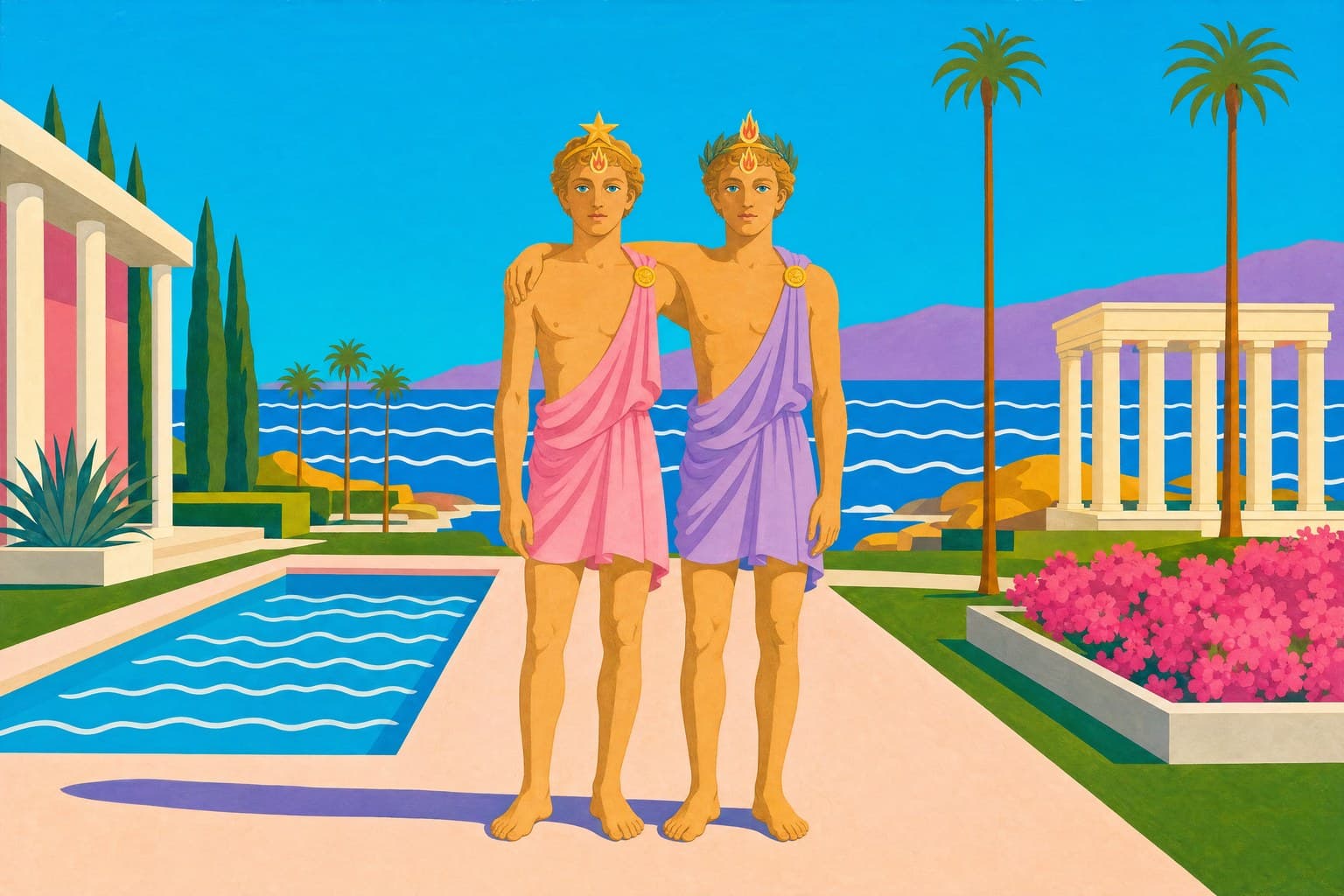 Gemini — Pool & Palm — Cinematic