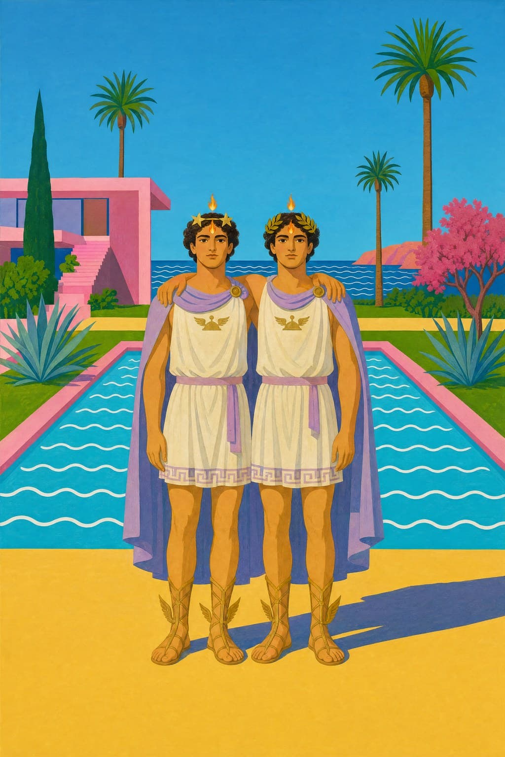 Gemini — Pool & Palm — Portrait