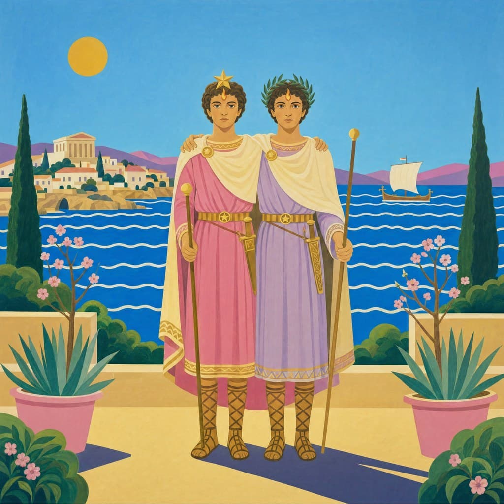Gemini — Pool & Palm — Square
