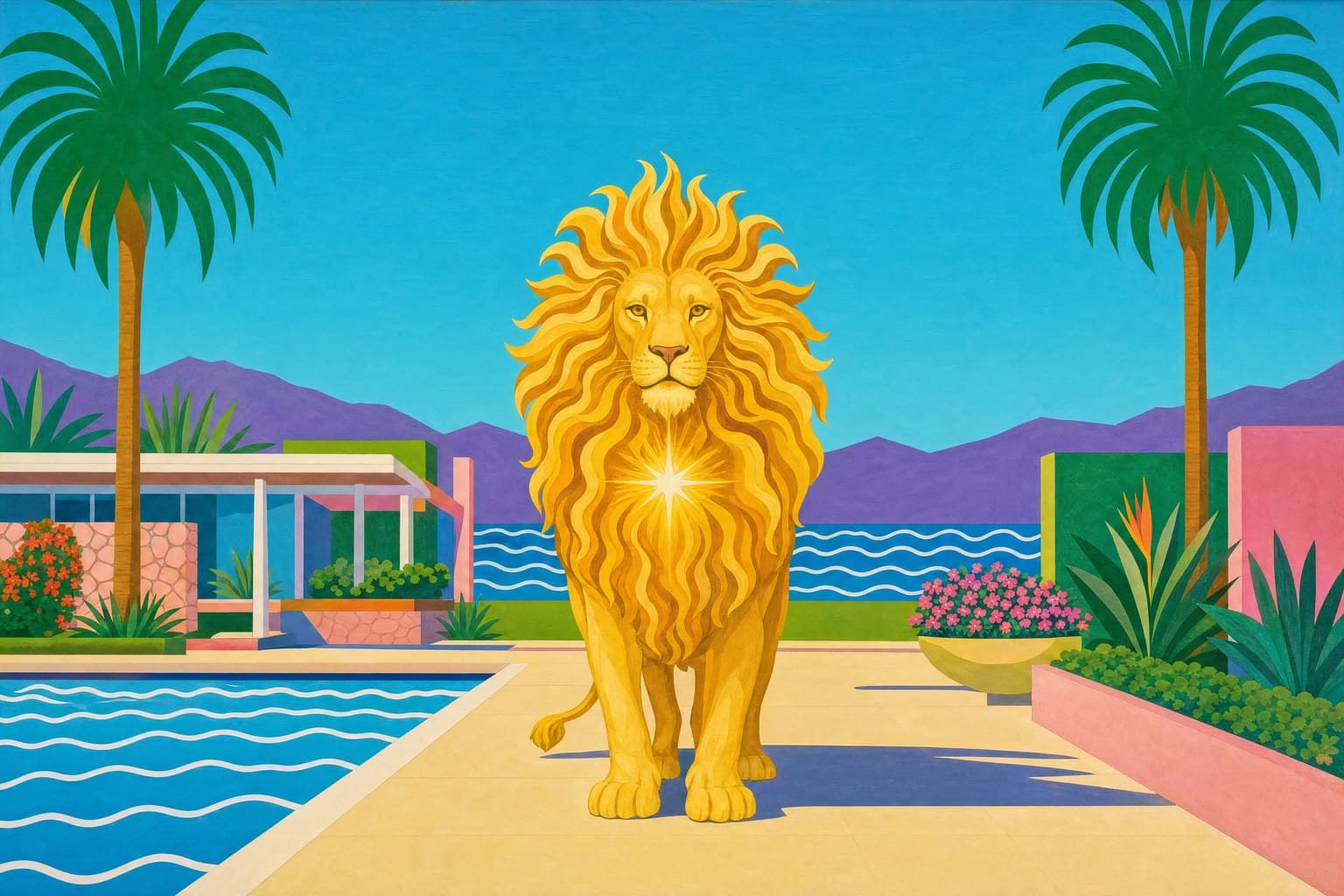 Leo — Pool & Palm — Cinematic
