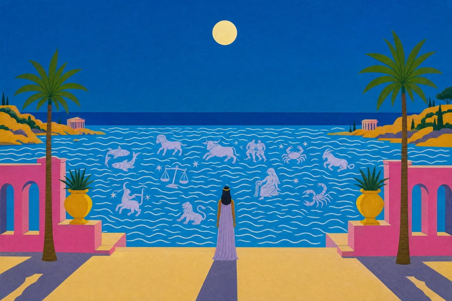 The Night Sea — Pool & Palm — Cinematic