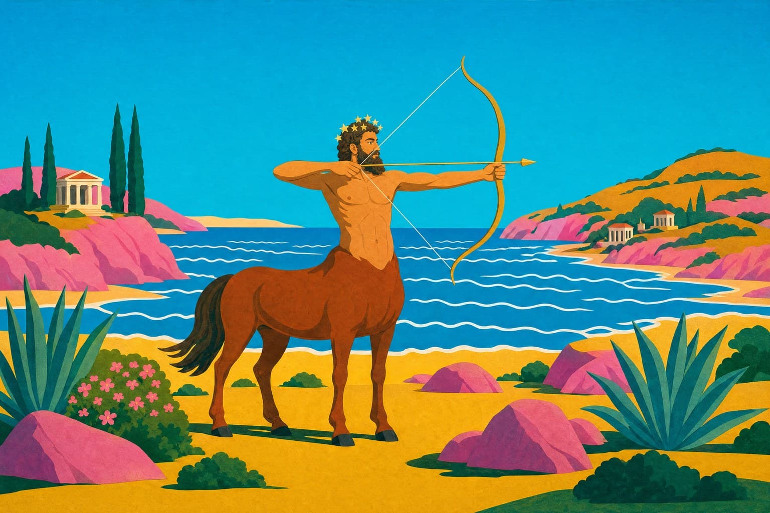 Sagittarius — Pool & Palm — Cinematic