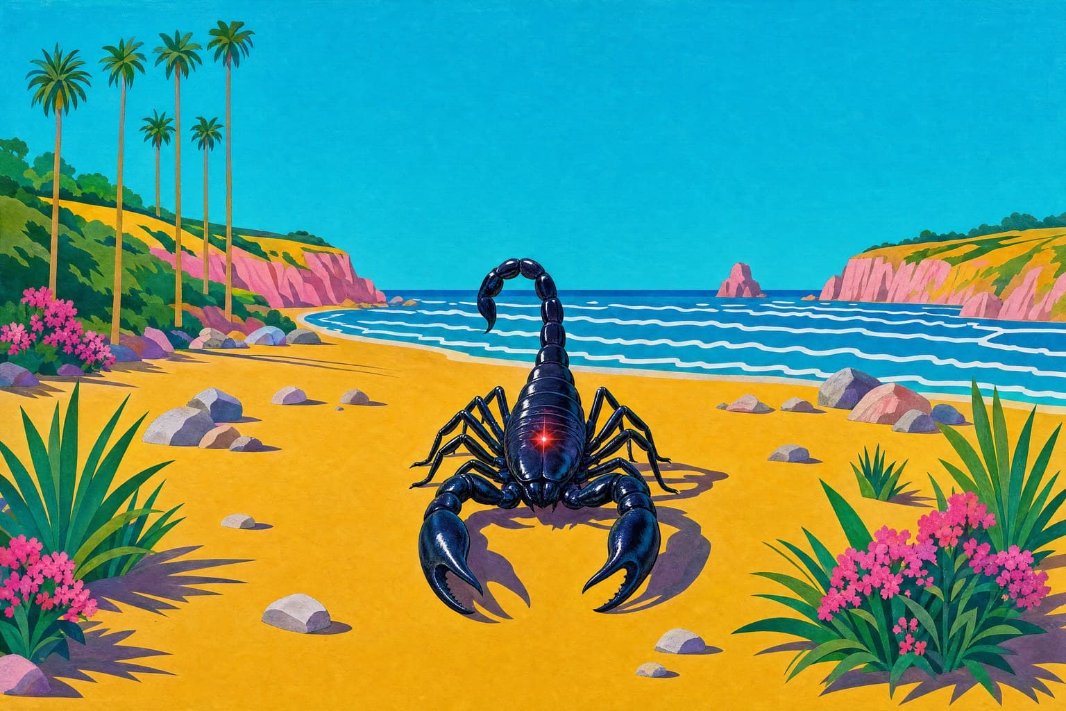 Scorpio — Pool & Palm — Cinematic