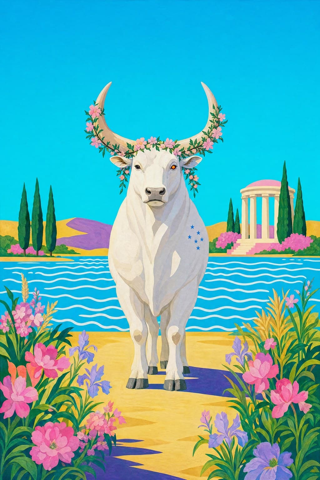 Taurus — Pool & Palm — Portrait