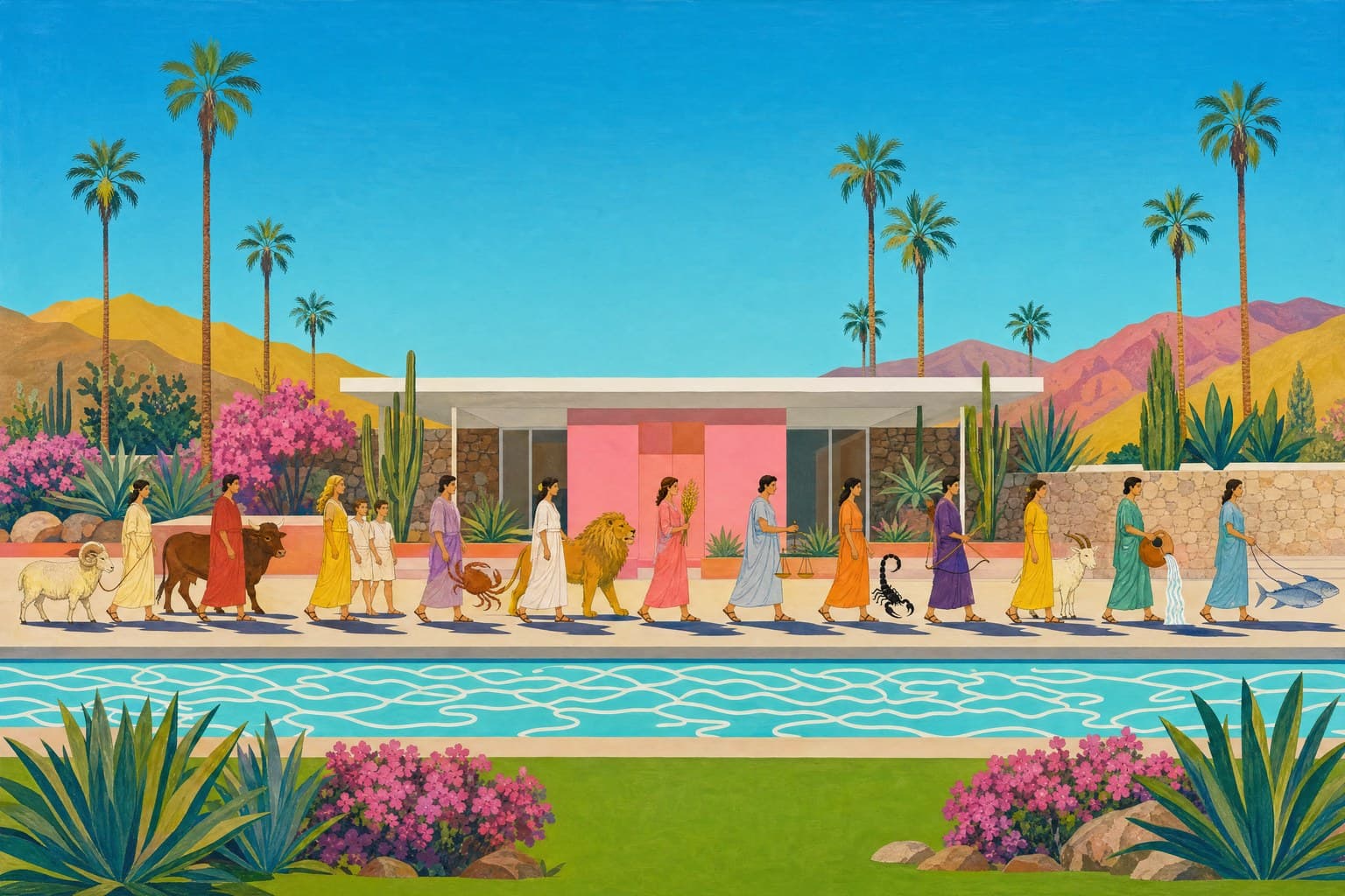 The Procession — Pool & Palm — Cinematic