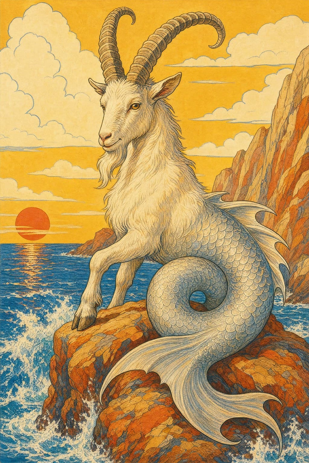 Capricorn — The Saturday Plate — Portrait